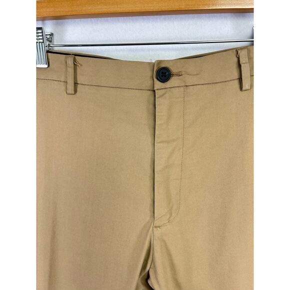 Men's Bonobos Straight Tan Pants - Size 38/32 Gulf Preppy Athleisure - Picture 4 of 12